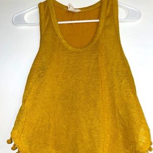Juniors Fringed tank size small